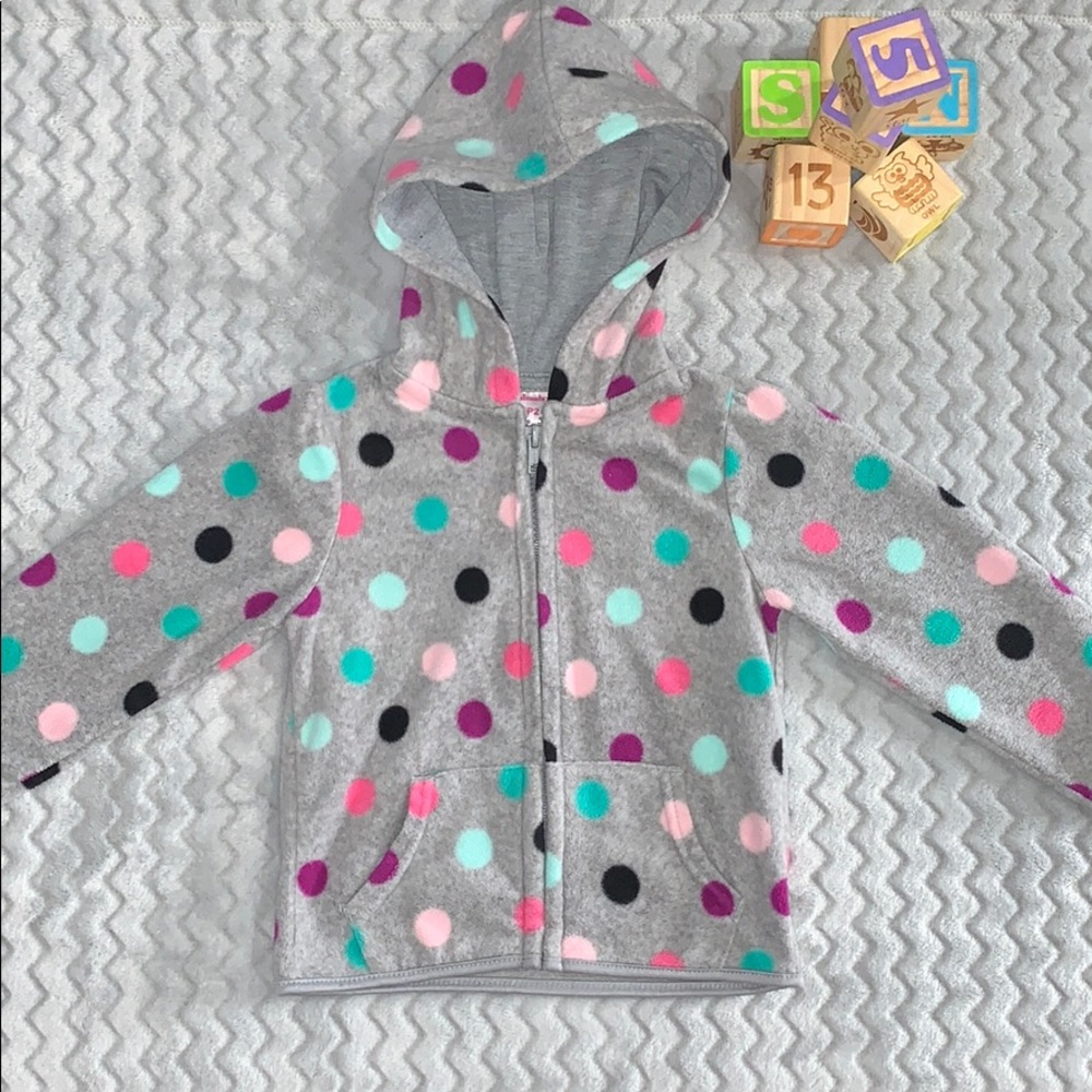 Toddler Girls Polkadot Garanimals Hoodie Size 2T